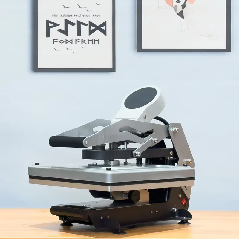 Heat Press Machine - 16x20 Yarı Otomatik Açık Tip Sublimasyon
