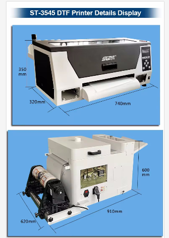 Masaüstü A3 DTF yazıcı, tek XP - Commercial Printing Machine Cost incelemesi ve fiyatı